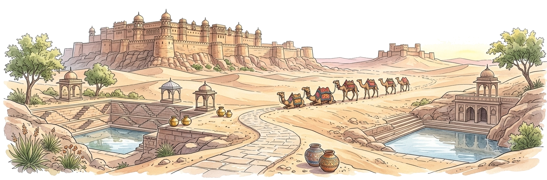 Desert illustration
